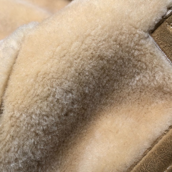 Vintage shearling sheepskin leather coat - Picture 8 of 8